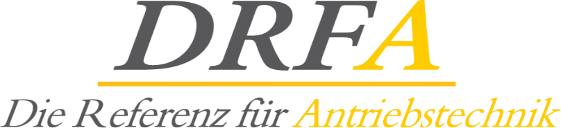 DRFA (Die Referenz für Antriebstechnik) Logo Das Loger der DRFA (Die Referenz für Antriebstechnik)