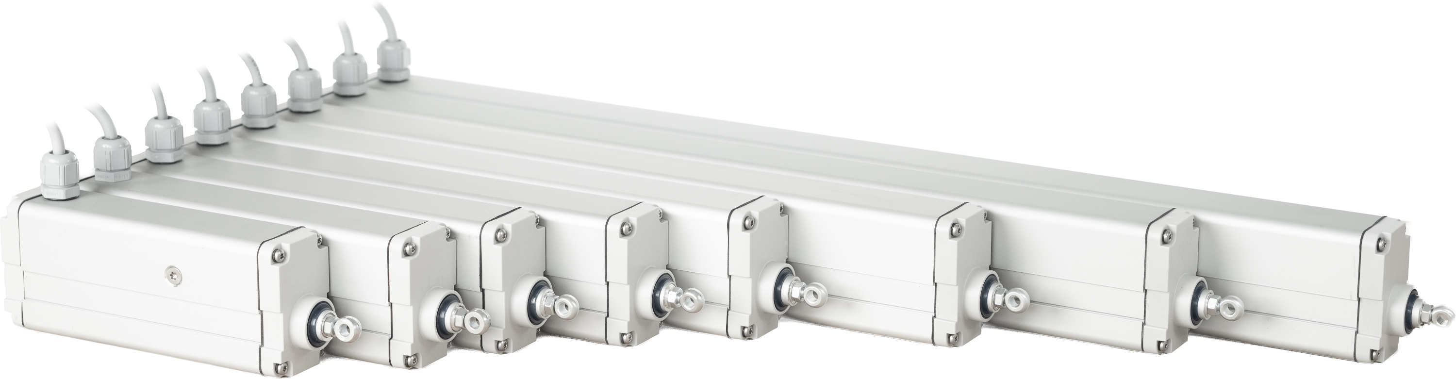 NTS1 Aufstellung NTS1 Antriebe mit allen Hubgrößen von 100 mm bis 600 mm
